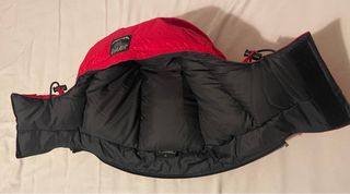 Chaqueta DIAMIR de montaña roja pluma y Primaloft
