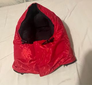 Chaqueta DIAMIR de montaña roja pluma y Primaloft