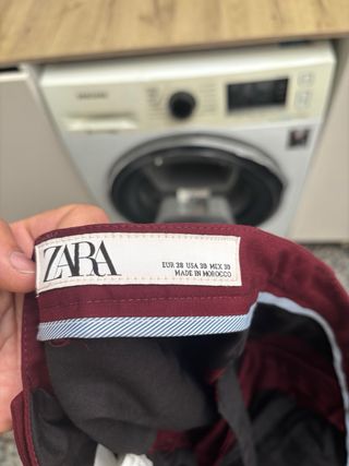 Traje Zara Rojo