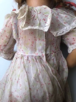 Vestido organza época Mariquita Perez Gisela