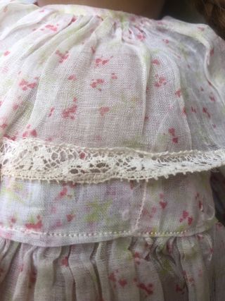 Vestido organza época Mariquita Perez Gisela