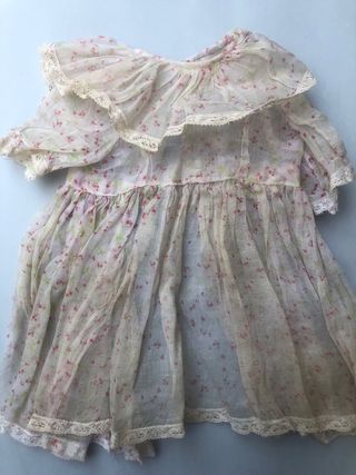 Vestido organza época Mariquita Perez Gisela