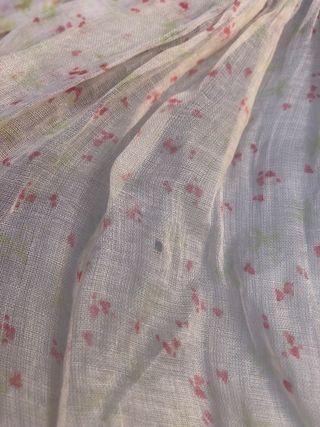 Vestido organza época Mariquita Perez Gisela