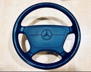 Volante Mercedes Cuero Azul W124 W140 W129 W21