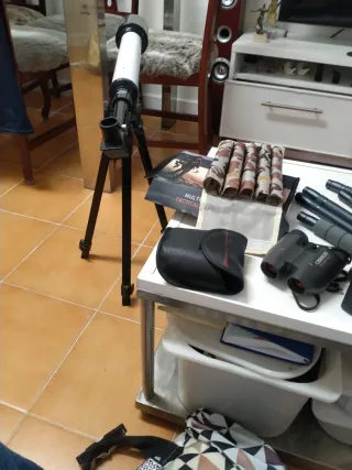 Telescopio y cámara para desierto