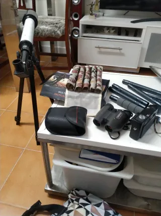 Telescopio y cámara para desierto