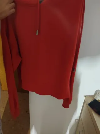 Sudadera Bershka Roja Talla M