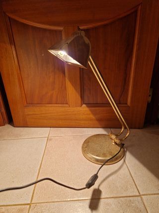 Lámpara Escritorio Vintage Latón