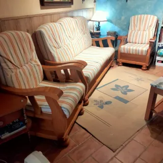 Sofá / Sillónes Madera.