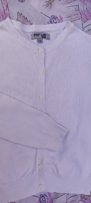 Rebeca For Us Kids blanca 8 años