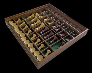 Scacchiera in legno Dal Negro scacchi e dama