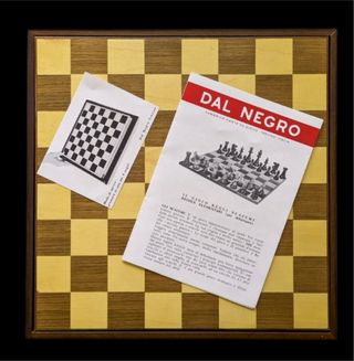 Scacchiera in legno Dal Negro scacchi e dama