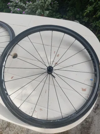 Ruedas Vision TC24 Carbono Tubular + Neumáticos
