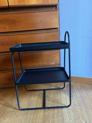 Tavolino Ikea 2 ripiani nero