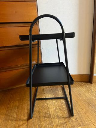 Tavolino Ikea 2 ripiani nero