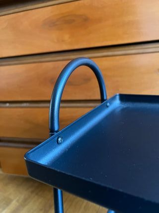 Tavolino Ikea 2 ripiani nero
