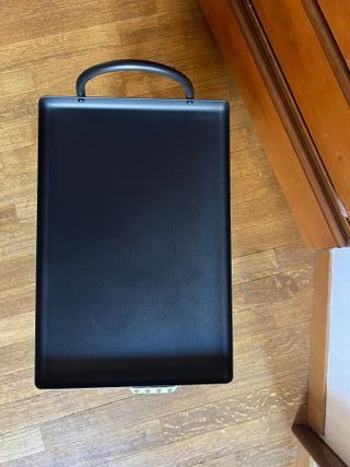 Tavolino Ikea 2 ripiani nero