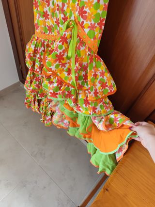 Traje de flamenca volantes