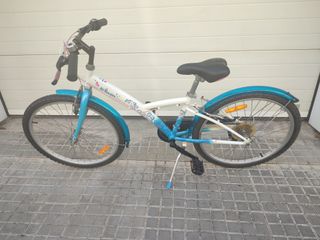 Bicicleta B'Twin  Blue 24 Pulgadas 6 Velocidad