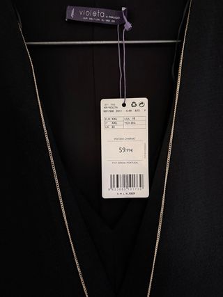 Vestido Mango Negro 