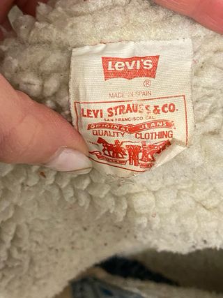 Chaqueta de hombre, Vaquera, Levi's, con Forro