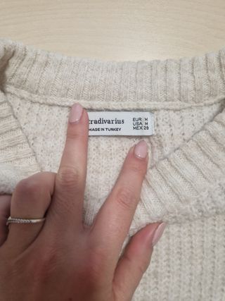Jersey de invierno beige