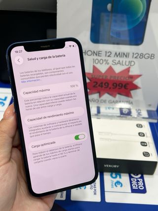 IPHONE 12 MINI 128GB 100% SALUD