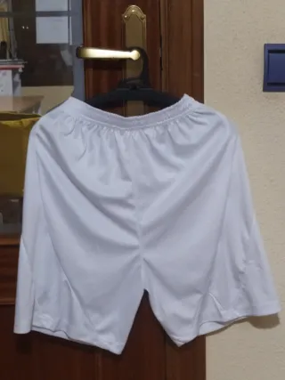 Pantalón Corto niño Real Madrid Adidas Blanco