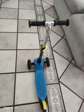 Patinete infantil 3 ruedas azul