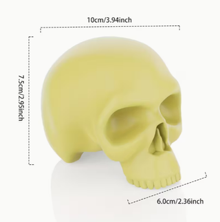 Teschio Silicone Ultra Realistico Tattoo Tatuaggi
