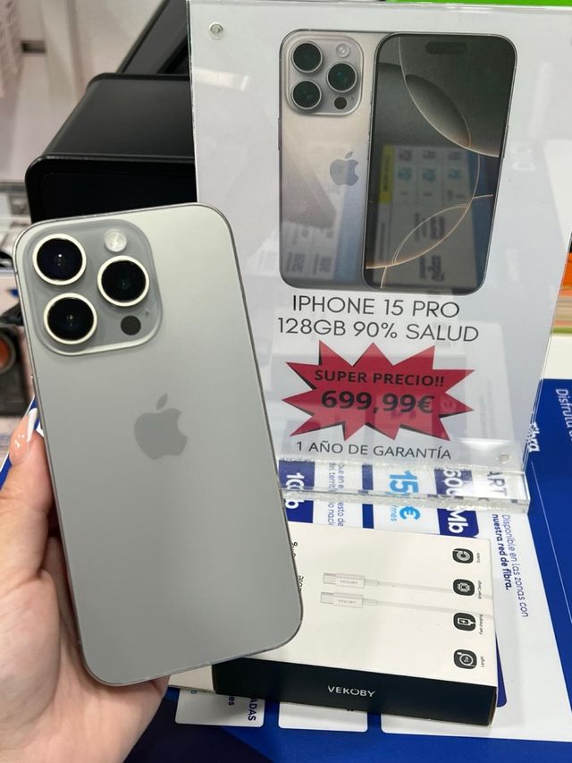 IPHONE 15 PRO 128GB 90% SALUD