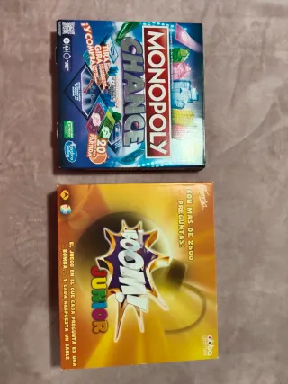 Pack 2 Juegos Mesa: Monopoly Chance y Boom Junior
