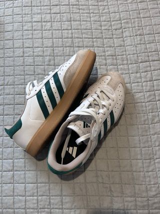 Adidas Velosamba Zapatillas Blancas y Verdes