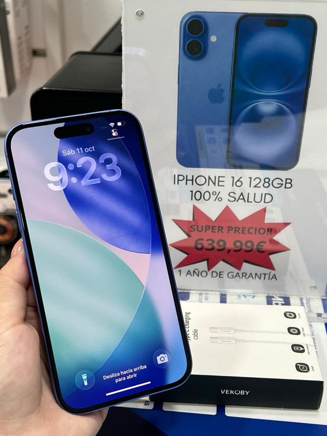 IPHONE 16 128GB 100% SALUD