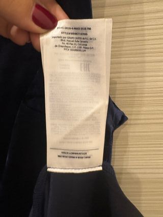 Vestito Guess blu velluto nuovo
