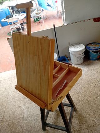 Caja de madera para pinturas