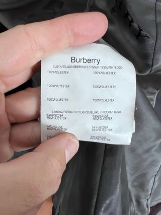 Cazadora Burberry Marrón Acolchada