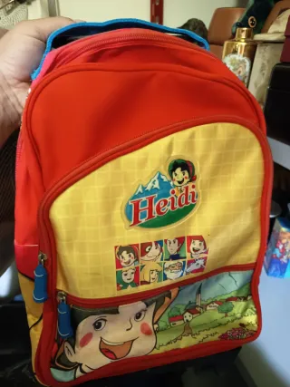 Zaino Heidi Rosso e Giallo