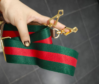 Bolso Gucci Horsebit 1955 Marrón y Dorado