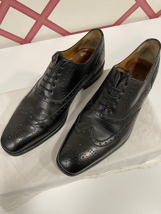 Zapatos Sebago Oxford Brogue Negros