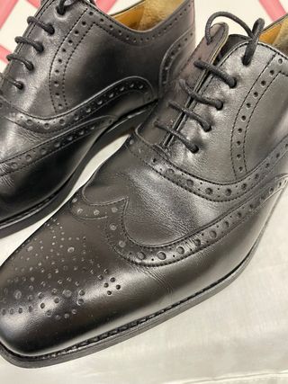 Zapatos Sebago Oxford Brogue Negros