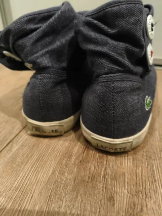 Botines Lacoste Azul vaquero con Botones