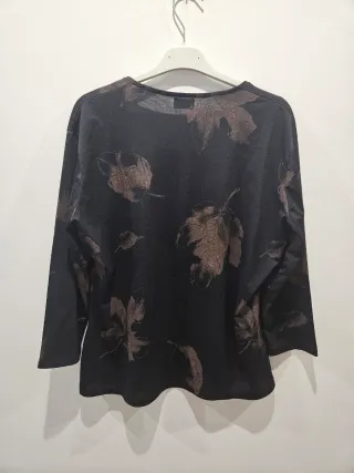 Blusa Pick Pocket hojas marrones talla L