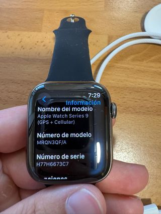 Apple Watch 9 45mm Stainless Steel 100%