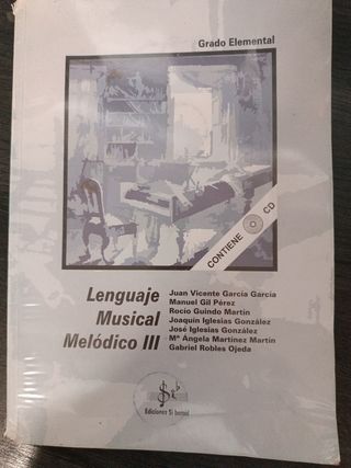 Lenguaje Musical Melódico III + CD