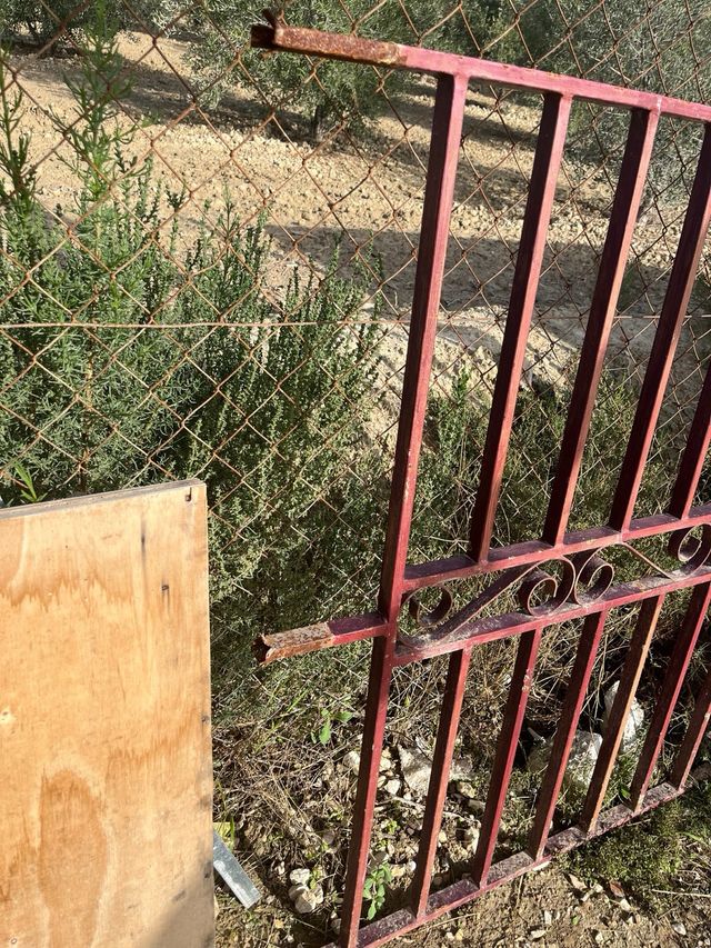 Reja de hierro forjado decorativa