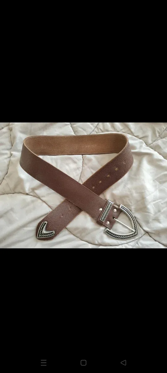 Beautiful Vintage Belt with Silver Buckle