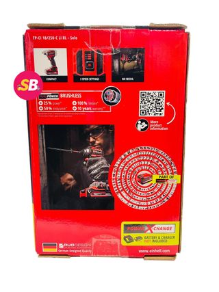 [※] Einhell TP-CI 18/250-C Li BL Taladro Percutor