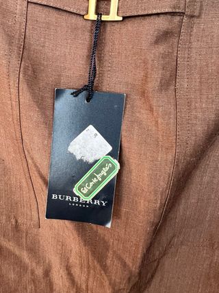 Falda Burberry Talla 40 Marrón