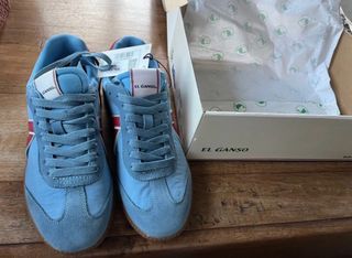 Zapatillas El Ganso Mujer Azul y Rojo